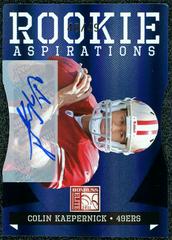 Colin Kaepernick [Aspirations Autograph] Football Cards 2011 Panini Donruss Elite Prices