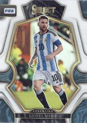 Lionel Messi [White] #103 Soccer Cards 2022 Panini Select FIFA Prices