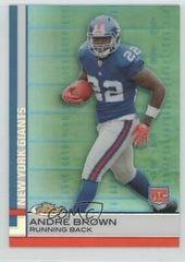 Andre Brown [Refractor] #79 Football Cards 2009 Topps Finest Prices