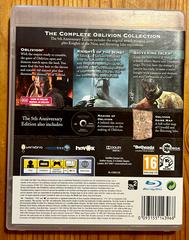 'Cover; Back' | Elder Scrolls IV: Oblivion [5th Anniversary Edition] PAL Playstation 3