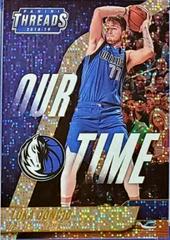 Luka Doncic [Dazzle] #15 Basketball Cards 2018 Panini Threads Our Time Prices