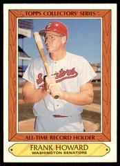 Frank Howard Baseball Cards 1985 Topps Traded Tiffany Prices