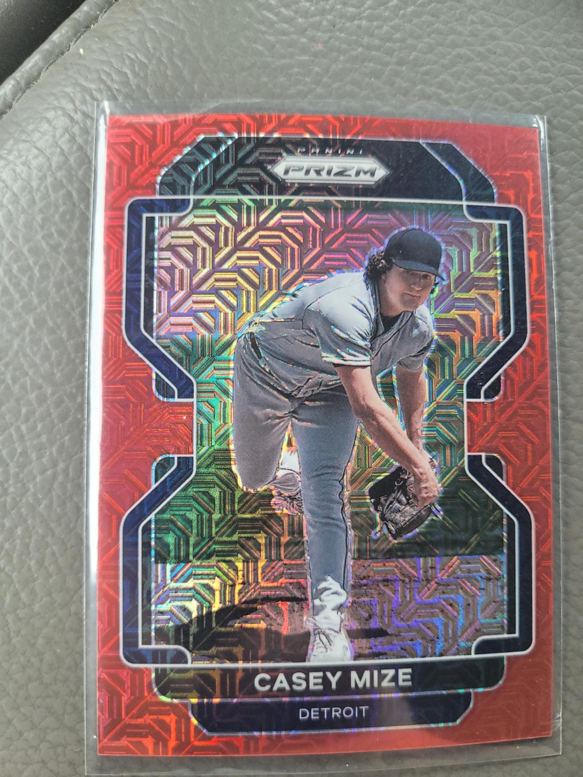 Casey Mize [Red Donut Circles Prizm] | Ungraded | 2022 Panini Prizm