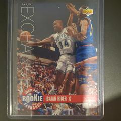 Isaiah Rider #RE5 Basketball Cards 1993 Upper Deck Rookie Exchange Prices