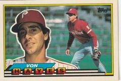 Von Hayes #302 Baseball Cards 1989 Topps Big Prices
