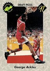George Ackles [Draft Picks Premier Edition] #19 Basketball Cards 1991 Classic Draft Prices