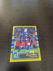 Lionel Messi [Gold] Soccer Cards 2016 Panini Donruss Prices
