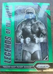 Macho Man Randy Savage [Green] Wrestling Cards 2023 Panini Prizm WWE Legends of the Hall Prices