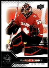 Ann Renee Desbiens Hockey Cards 2022 Upper Deck Team Canada Juniors Prices
