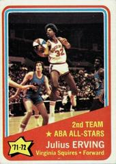 Julius Erving Basketball Cards 1972 Topps Prices