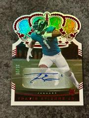 Travis Etienne Jr. [Autograph Red] #CR-13 Football Cards 2021 Panini Chronicles Crown Royale Prices