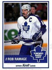 Rob Ramage Hockey Cards 1990 Kraft Prices