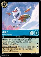 Olaf - Carrot Enthusiast #149 Lorcana Ursula's Return Prices