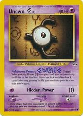 Unown E 67 Prices Pokemon Neo Discovery Pokemon Cards