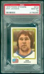 Don Jackson #212 Hockey Cards 1979 Panini Stickers Prices