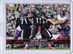 Carson Wentz Football Cards 2016 Panini Instant NFL Prices