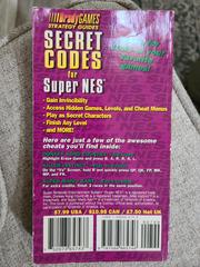 Back Cover | Secret Codes for Super NES Strategy Guide