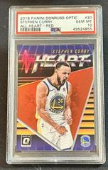 Stephen Curry [Red] #20 Basketball Cards 2018 Panini Donruss Optic All Heart Prices