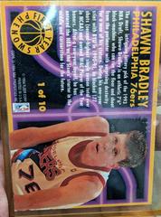 Card Back | Shawn Bradley Basketball Cards 1994 Fleer 1st Year Phenoms