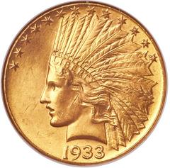 1933 Coins Indian Head Gold Eagle Prices