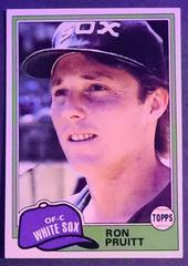 Ron Pruitt #442 Baseball Cards 1981 Topps Prices