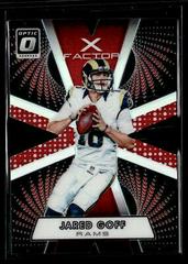 Jared Goff [Red] Football Cards 2016 Panini Donruss Optic X-Factor Prices
