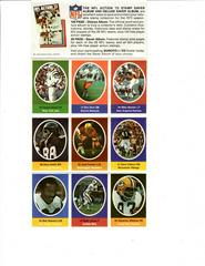 Dave Osborn Football Cards 1972 Sunoco Stamps Prices