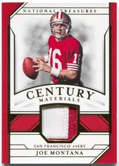 Joe Montana [Prime] Football Cards 2018 National Treasures Century Materials Prices