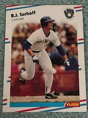 B. J. Surhoff #175 Baseball Cards 1988 Fleer Prices