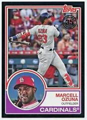Marcell Ozuna [Black] #83-10 Baseball Cards 2018 Topps Update 1983 Baseball Prices