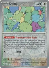 2023 Pokemon Japanese Sv2A-Pokemon 151 #132 Ditto – PSA MINT 9 on