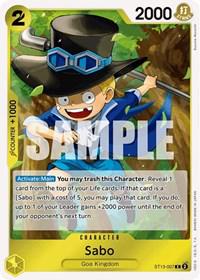 Sabo ST13-007 One Piece Ultra Deck: The Three Brothers