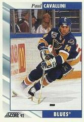 Paul Cavallini Hockey Cards 1992 Score Prices
