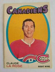 Claude La Rose Hockey Cards 1971 O-Pee-Chee Prices