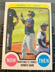 J. D. Martinez Baseball Cards 2022 Topps Heritage Now and Then Prices