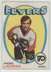 Andre Lacroix #33 Hockey Cards 1971 O-Pee-Chee Prices