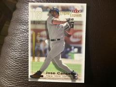 Jose Canseco #61 Baseball Cards 2001 Fleer Triple Crown Prices