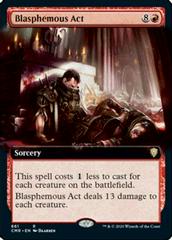 Blasphemous Act [Extended Art] Magic Commander Legends Prices
