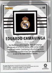 Back Of Card | Eduardo Camavinga Soccer Cards 2022 Panini Chronicles La Liga