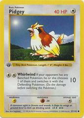 Pidgey [1st Edition] #57 Prices | Pokemon Base Set | Pokemon Cards