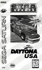 Manual - Front (Black & White) | Daytona USA [Not For Resale] Sega Saturn