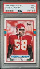 FRONT | Derrick Thomas Football Cards 1989 Topps Traded