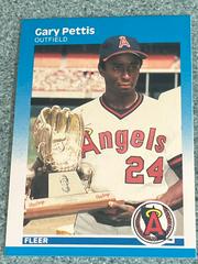 Gary Pettis #90 Baseball Cards 1987 Fleer Prices