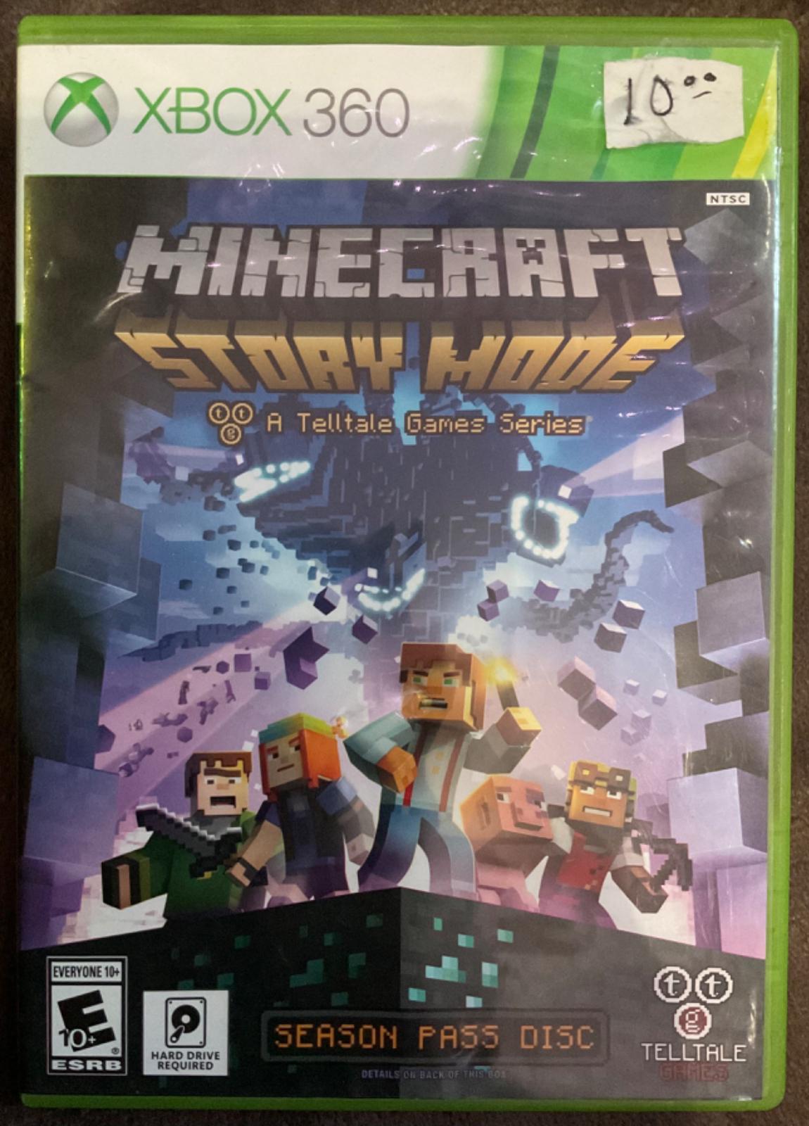 1/2 Minecraft: Story Mode Season Pass
  This was one of the other games I got from that flea market in South Carolina. I just Had to. As I am typing this (6/7/24) the 360 store hasn't been closed yet (I THINK?) so like. I have until then to download this or else it'll become unusable. Oh Dear.