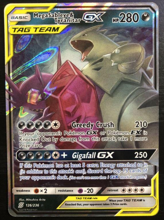 Mega Sableye & Tyranitar GX #126 Prices | Pokemon Unified Minds ...