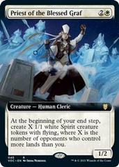 Priest of the Blessed Graf [Extended Art] Magic Innistrad: Crimson Vow Commander Prices