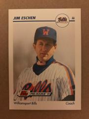 Jim Eschen #650 Baseball Cards 1991 Impel Line Drive Pre Rookie AA Prices