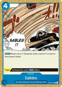 Sables ST03-015 One Piece Starter Deck 3: The Seven Warlords of the Sea