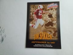Jim Bakken #19 Football Cards 1997 Fleer Million Dollar Moments Prices