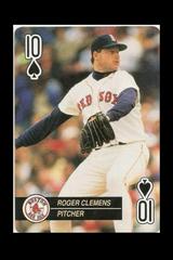 Roger Clemens [Aces 10 of Spades] Baseball Cards 1992 U.S. Playing Card Aces Prices